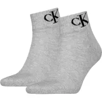 Calvin Klein 2 Pack Soft Cotton Stretch Ankle Socks