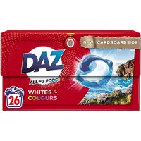 Daz All-In-One Whites & Colours Tvättkapslar – 26 st