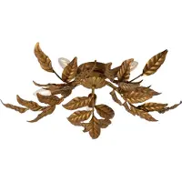 QAZQA Vintage taklampa antik guld 5 lampor - Linden