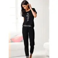 s.Oliver Pyjamas rosa / svart / vit