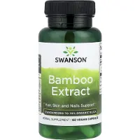 Swanson Health Bambuextrakt, grönsakskapslar 60 (300 mg per kapsel)