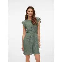 Vero Moda Tassa Frill ärmlös Kort Klänning