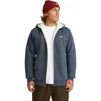 Billabong Arch Sherpa Hoodie med Dragkedja ombre blue, M