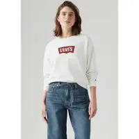 Levi's Sweatshirt 'Heritage' karminröd / vit