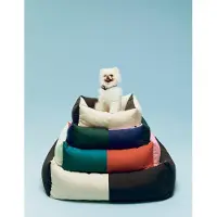 HAY - Dogs Bed Zip Large - H30 x W75 x L96 cm - Black & White