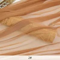 Chic Home Mjukt 4-vägs stretch meshtyg för dans tyll DIY kläder sömnadstyg naken hudfärg spandex mesh underkläder strumpor 45x150cm