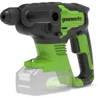 Greenworks 3803107, utan nyckel, Svart, Grön, Borstlös motor, 1,8 cm, 1,2 J, 1,3 cm