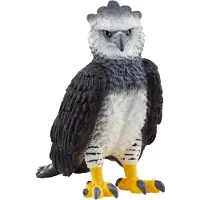 Schleich Wild Life Realistisk Harpy Eagle Figur - Detaljerad Regnskogsdjur Leksak, Hållbar för Utbildning och Lek