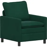 vidaXL Soffa Mörkgrön 76 x 81 x 87,5 cm Sammet