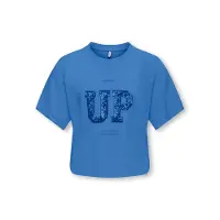 ONLY GIRLS T-shirt 'KOGSTELLA' royalblå