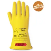 Ansell ActivArmr RIG011Y080 Naturlatex Handskar för elektriker Storlek (handskar): 8 EN 21420:2020, EN 60903 1 par