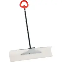 Vevor Snöskottare, 91,5 cm snöplogsskyffel för utomhusbruk med ergonomiskt grepp, HDPE-plastblad, vinterskyfflar med segmenterat handtag, metallkantlist, bärbart snöröjningsverktyg för uppfart, trädgå