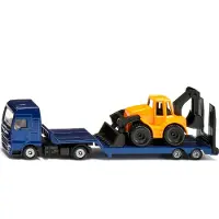 Siku Lastbil - MAN Lastbil m. Grävlastare - 1:87 - 1761 - - One Size - Bil