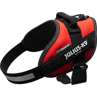 Julius-K9 K9 IDC-sele, storlek: 0, röd 58-76 cm