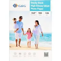 G&G 135GSM-4X6-100 Fotopapper (självhäftande) 135 G/m² 100 st