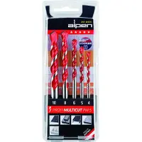 ALPEN-MAYKESTAG Hårdmetall Multiborrset 5 delar MultiCut 100705100 Cylinderskaft 1 set