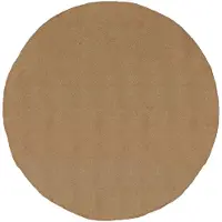 vidaXL Matta Naturfärg Ø 240 cm Jute