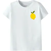 Name it T-shirt 'NMFJuanitta' gul / oliv / vit