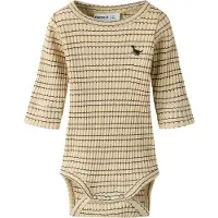 Name it Body l/ä - NbmHerbert - Silver Foder - - 1 år (80) - Body L/Ä