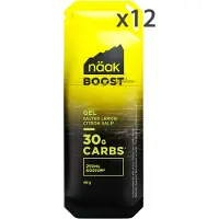 Naak - Mat/hydrering - Gels Boost Energy Citron Salé 12 x 48g för Unisex