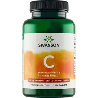 Swanson Health , Förgasad Vitamin C, 500 mg, 250 Tabletter