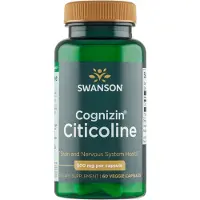 Swanson Health , Cognizin Citicolin, 500 mg, 60 Veggie Capsuler