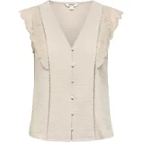 ONLY Blus 'ONLMETTE' ljusbeige