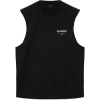 AllSaints T-shirt 'UNDERGROUND' svart / vit