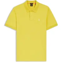 BOSS för män. 50507803 Slim Fit polotröja gul (S), Casual, Bomull, Kort ärm