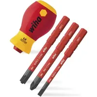 Wiha STUBBY VDE Utbytbart handtag Handtagsdiameter: 34 mm Lämplig för: Torque, slimBit