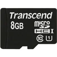Transcend Premium microSDHC-Kort Industrial 8 GB Class 10, UHS-I inkl. SD-adapter