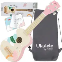 ClassicWorld Classic World CLASSIC WORLD trä-ukulelegitarr för barn rosa