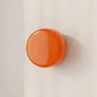 Aldex Vägglampa , BonBon, dimbara, Orange, Vardagsrum, Glas, Design