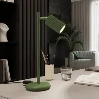 Sollux Bordslampa , ALORA, Grön, Vardagsrum, Aluminium