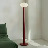 Aldex Golvlampa , Flo, Röd, Vardagsrum, Metall, Design