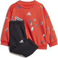Adidas Sweatset - I Bluv Jogger - Röd/Svart - - 3 år (98) - Sweatset