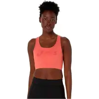 Asics Logo Padless Pink Women’s Sports Bra, Size XS.