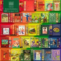 Ginza.se Bodleian Libraries- Rainbow Bookshelves, Pussel, 1000 Bitar, Flame Tree