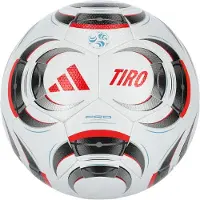 Adidas Fotboll Tiro Pro - Vit/Svart/Röd, storlek Ball SZ. 5