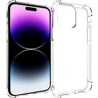 Mtp Products iPhone 15 Plus Stöttåligt TPU-skal - Genomskinlig