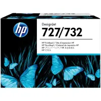 HP 727 - Mattsvart, foto-svart, cyan, magenta, gul, grå - skrivhuvud - för DesignJet T1500, T1530, T2500, T2530, T920, T930