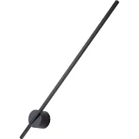 Maxlight Spider vägglampa LED W0267 i metall, 8,4W, 3000K, IP44, svart