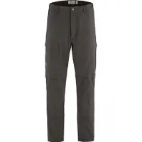 Fjall Raven - Vandringskläder - Travellers MT Zip-off Trs M Dark Grey för Unisex - Storlek S/M - Grå