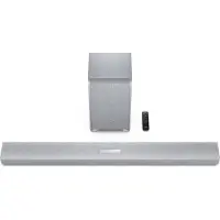 Sharp HT-SBW55121 - Q Series - soundbar - för hemmabio - 5.1.2-kanal - trådlös - Bluetooth - 212 Watt (Total) - satinsilver