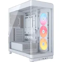 Corsair FRAME 4500X RS ARGB Midi-Tower Datorchassi Vit Sidofönster