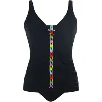 Sunflair Tankini ljusblå / äpple / lila / svart
