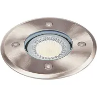 LINDBY Spotlights , Insa, dimbara, Metallisk, Terrass, Rostfritt stål, Modern