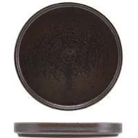 Genware Cinder Svart Presentationstallrik Låg 21cm - Terra