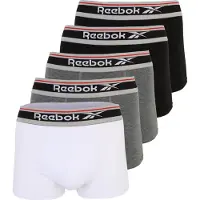 Reebok Boxershorts 'JAY' grå / röd / svart / vit