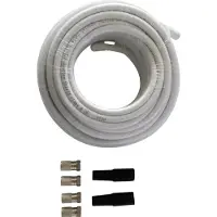 Wittenberg Antennen K-102941-10 Parabol Anslutningskabel 1,8 / 5,0 yttre 7,5 mm 20.00 m fyrfaldig avskärmning 110 dB
